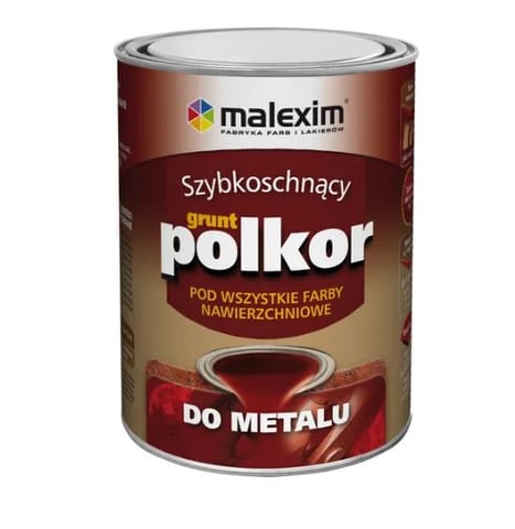 ⁨SZYBKOSCHNĄCY ANTYKOROZYJNY GRUNT POLKOR CZERWONY T 3009 0,7⁩ w sklepie Wasserman.eu