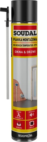 ⁨PIANKA MONTAŻOWA SOUDAL RURKA 750ML ZIMOWA⁩ w sklepie Wasserman.eu