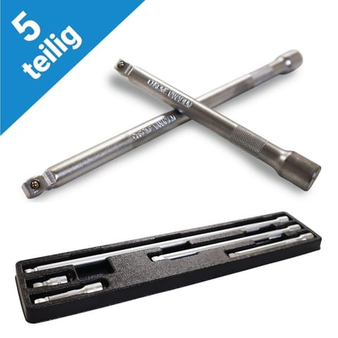 ⁨Komplet przedłużek do kluczy nasadowych 3/8 cala - 5 elementów w pudełku⁩ w sklepie Wasserman.eu