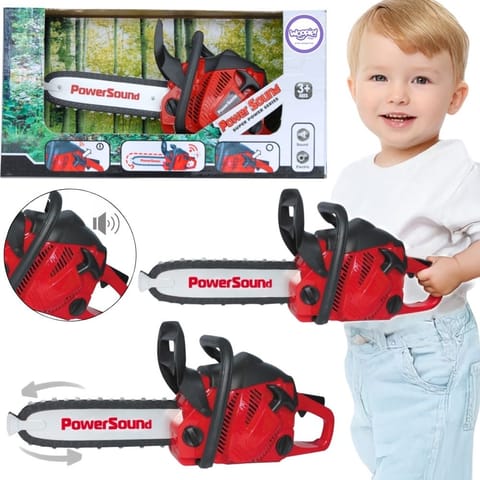 ⁨WOOPIE Piła Motorowa Łańcuchowa Dla Dzieci Gumowy Obrotowy Łańcuch⁩ w sklepie Wasserman.eu