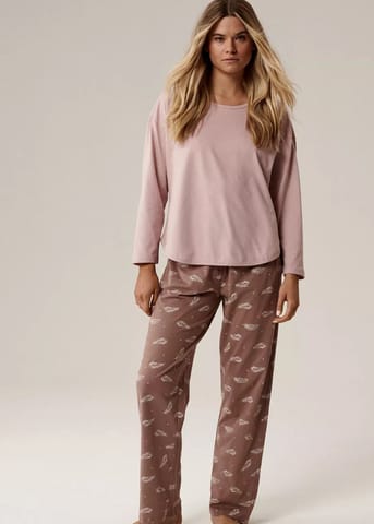 ⁨PIŻAMA ATLANTIC NLP-501 JZ25 ROS/ROSC (kolor rose - rose ciemny, rozmiar S)⁩ w sklepie Wasserman.eu