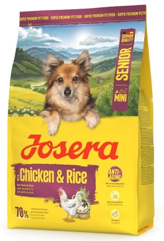 ⁨Josera Mini Senior Chicken & Rice 900g⁩ w sklepie Wasserman.eu