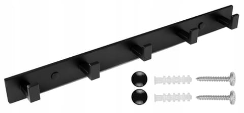 ⁨Wieszak loft Psino czarny⁩ w sklepie Wasserman.eu