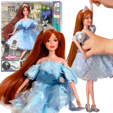 ⁨WOOPIE ROYAL Lalka Emi w Błękitnej Sukience Tiulowej⁩ w sklepie Wasserman.eu