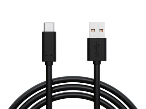 ⁨Przyłącze USB 3.0 A - USB-C 1,5m czarne zawieszka⁩ w sklepie Wasserman.eu
