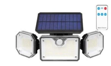 ⁨NAŚWIETLACZ LED 226 SMD SOLARNY + PIR 9619⁩ w sklepie Wasserman.eu