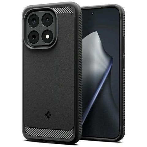 ⁨Etui Spigen Rugged Armor do Xiaomi 15T   czarny⁩ w sklepie Wasserman.eu