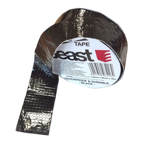 ⁨Taśma butylowa CZARNA uszczelniająca wodoodporna 0,8x50mm 10M BUTYL UV BLACK WATERPROOF⁩ w sklepie Wasserman.eu