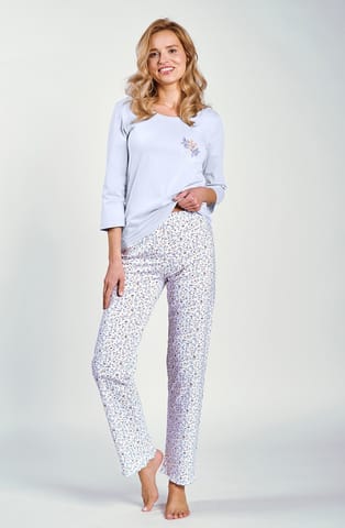 ⁨PIŻAMA TARO 3240 ARIELLA AW25 02 (kolor błękit, rozmiar L)⁩ w sklepie Wasserman.eu