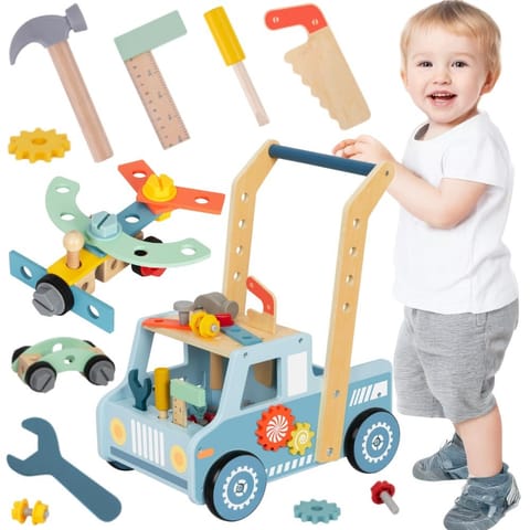 ⁨TOOKY TOY Drewniany Chodzik Samochód Mini Warsztat STEM⁩ w sklepie Wasserman.eu