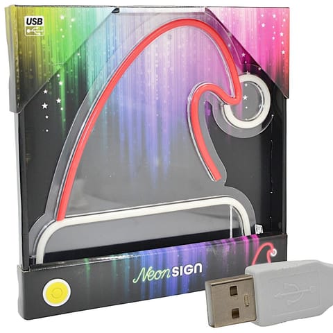 ⁨FIGURKA NEONOWA LAMPKA CZAPKA MIKOŁAJA⁩ w sklepie Wasserman.eu