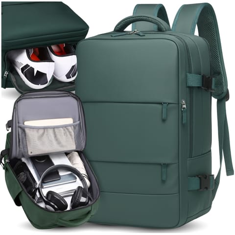 ⁨PLECAK DO SAMOLOTU PODRÓŻNY WIZZAIR 40x30x20 BAGAŻ PODRĘCZNY KABINOWY USB⁩ w sklepie Wasserman.eu