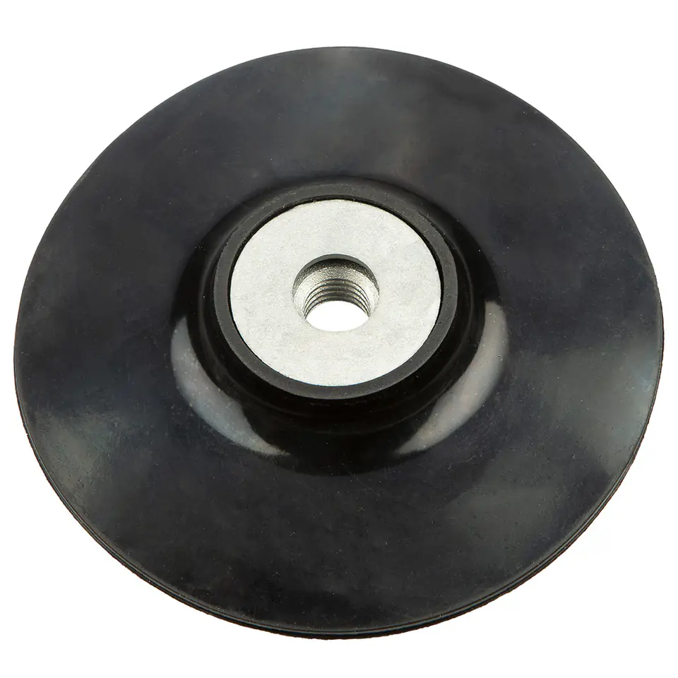 Tarcza elastyczna z rzepem 125 mm x M14 + trzpień w sklepie Wasserman.eu