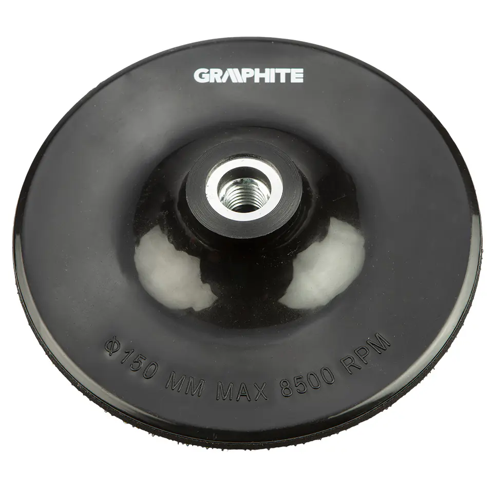 Tarcza elastyczna z rzepem 150 mm x M14 + trzpień w sklepie Wasserman.eu