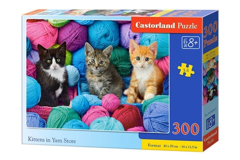 ⁨Puzzle 300 el. Kittens in Yarn Store⁩ w sklepie Wasserman.eu