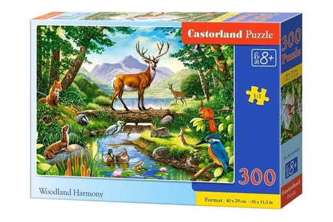 ⁨Puzzle 300 el. Woodland Harmony⁩ w sklepie Wasserman.eu