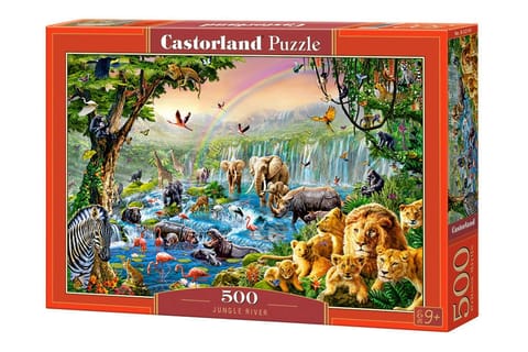 ⁨Puzzle 500 el. Jungle River⁩ w sklepie Wasserman.eu