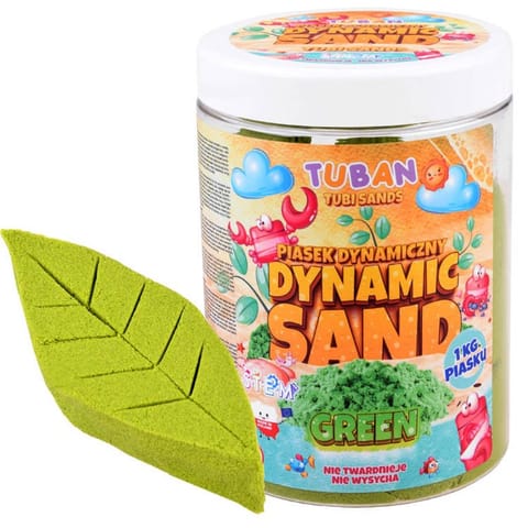 ⁨Tuban piasek dynamiczny 1kg zielony ZA4182⁩ w sklepie Wasserman.eu