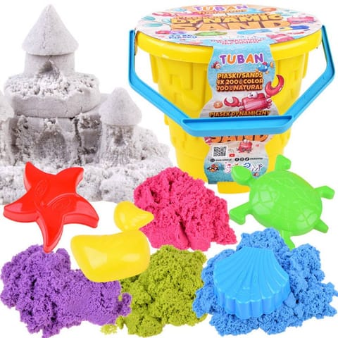 Tuban piasek dynamiczny zestaw z wiaderkiem ZA4178 w sklepie Wasserman.eu