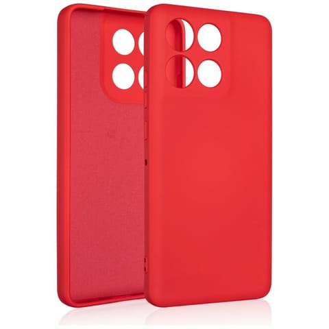⁨Etui Beline Silicone do Moto G86 Power   5G czerwony⁩ w sklepie Wasserman.eu