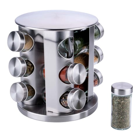 ⁨Alpina - Obrotowy stojak organizer na przyprawy 12 słoiczków⁩ w sklepie Wasserman.eu