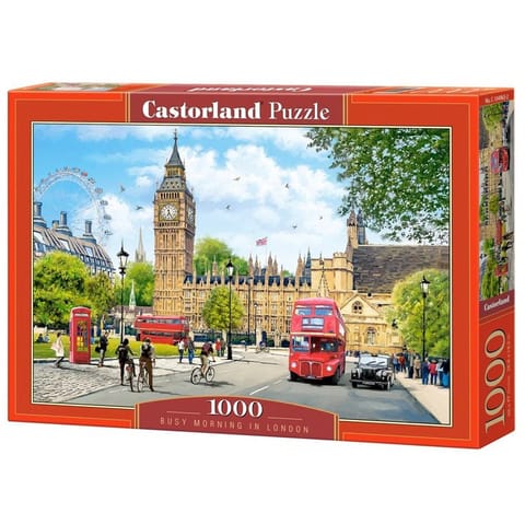 ⁨Puzzle 1000-elementów Busy Morning in London C-104963-2⁩ w sklepie Wasserman.eu