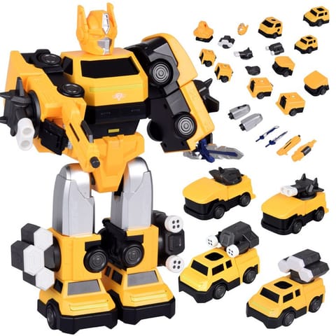 ⁨Zabawka Robot Magnetyczny Transformer 2w1- duża figurka - akcesoria ZA6009⁩ w sklepie Wasserman.eu