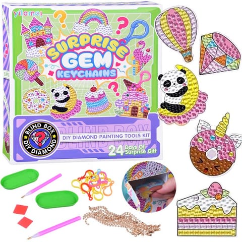 ⁨Zrób to sam DIY Bajkowa wyklejanka - HAFT diamentowy - breloczki ZA6020⁩ w sklepie Wasserman.eu