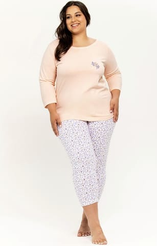 ⁨PIŻAMA TARO 3256 ARIELLA AW25 01 (kolor MORELOWY, rozmiar 3XL)⁩ w sklepie Wasserman.eu