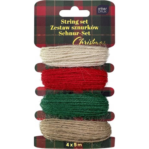 ⁨Zestaw sznurków 4x5m Christmas INTERDRUK⁩ w sklepie Wasserman.eu