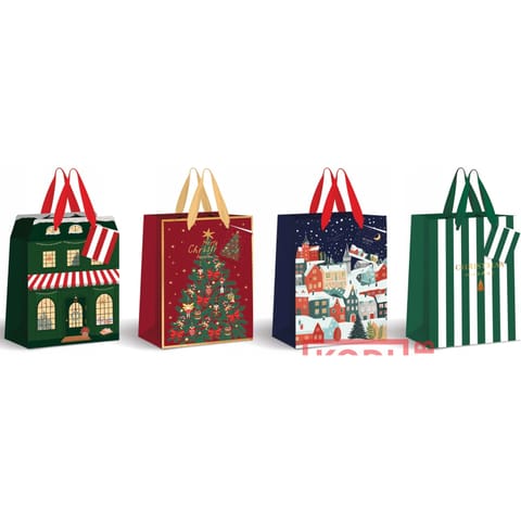 ⁨Torebka prezentowa duża Boże Narodzenie 190g 33x46x13cm INTERDRUK⁩ w sklepie Wasserman.eu