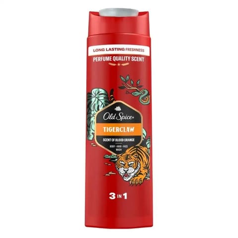 ⁨OLD SPICE Tigerclaw Żel pod prysznic i szampon dla mężczyzn 3w1 400 ml⁩ w sklepie Wasserman.eu