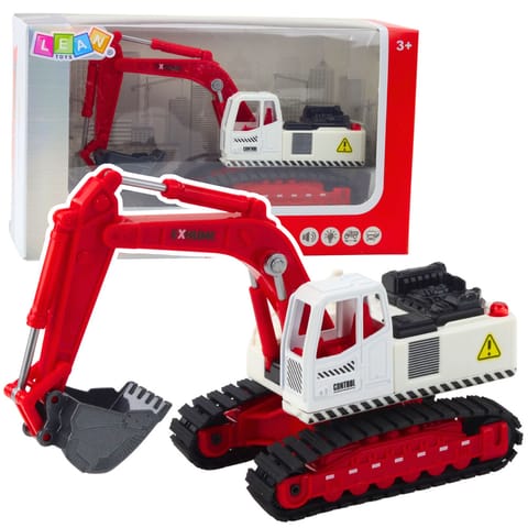 ⁨Koparka Gąsienicowa Metalowa Ruchoma Łyżka Obrotowa Kabina Światła Dźwięki⁩ w sklepie Wasserman.eu