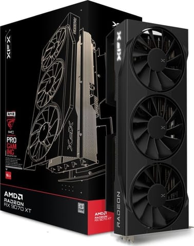 ⁨Karta graficzna XFX Swift Radeon RX 9070 XT Triple Fan Gaming 16GB GDDR6 (RX-97TSWF3B9)⁩ w sklepie Wasserman.eu