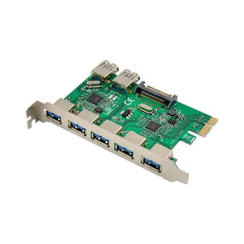 ⁨MicroConnect 7 port USB 3.0 PCIe card⁩ w sklepie Wasserman.eu