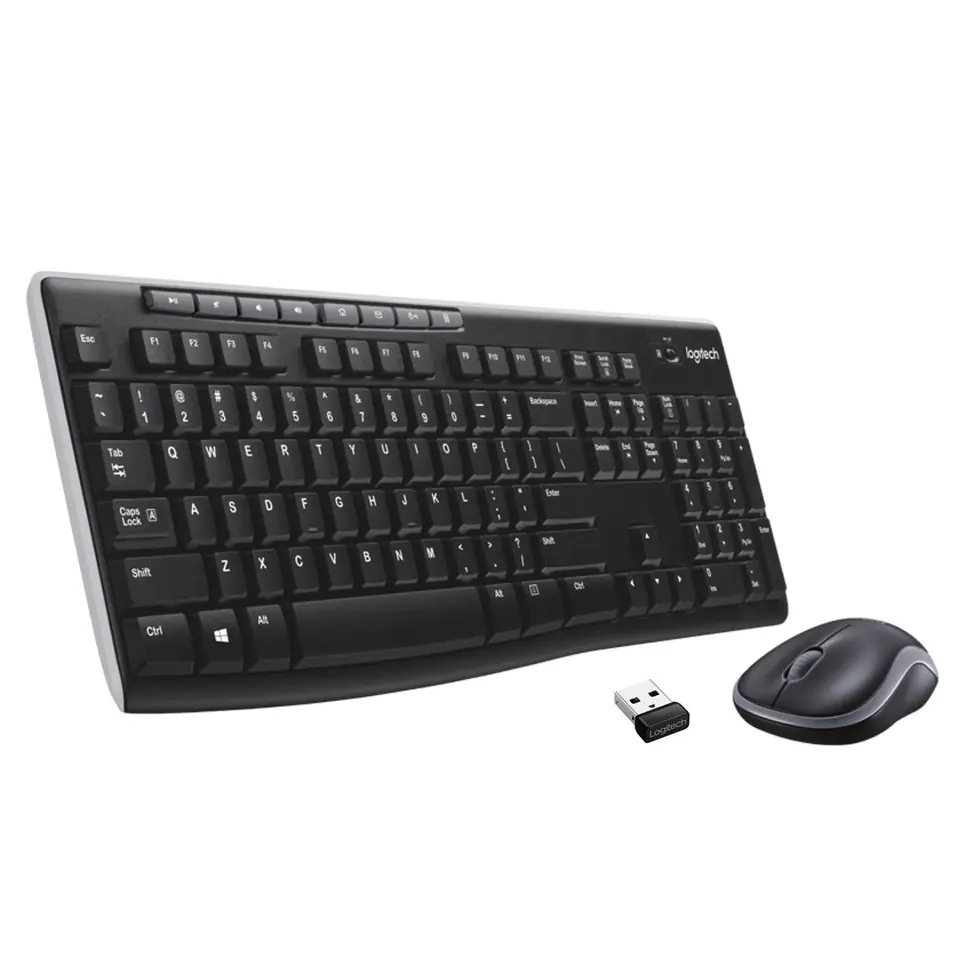 Klawiatura membranowa Logitech MK270 920-004508 (USB (Radio 2.4 GHz); kolor czarny) w sklepie Wasserman.eu