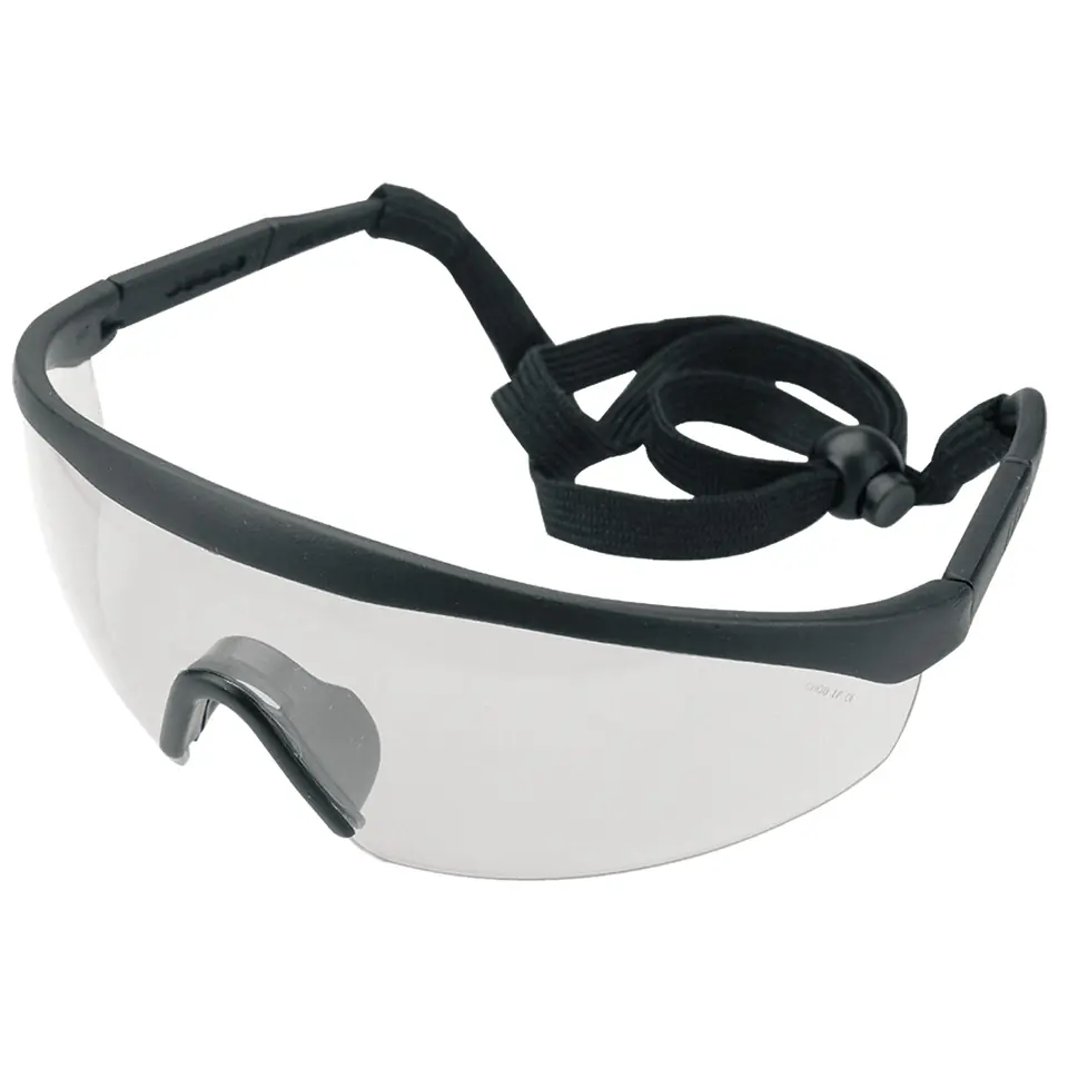 ⁨Safety glasses, white, adjustable temples, resistance class F⁩ at Wasserman.eu