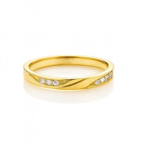 ⁨Pierścionek stal chirurgiczna platerowana 14k złotem PST989, Rozmiar pierścionków: US6 EU11⁩ w sklepie Wasserman.eu