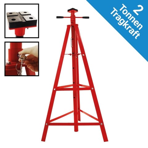 ⁨Podstawki Samochodowe BITUXX 2T - Regulowane Podpory Kobyłki Stalowe pod Auto (2 szt.)⁩ w sklepie Wasserman.eu