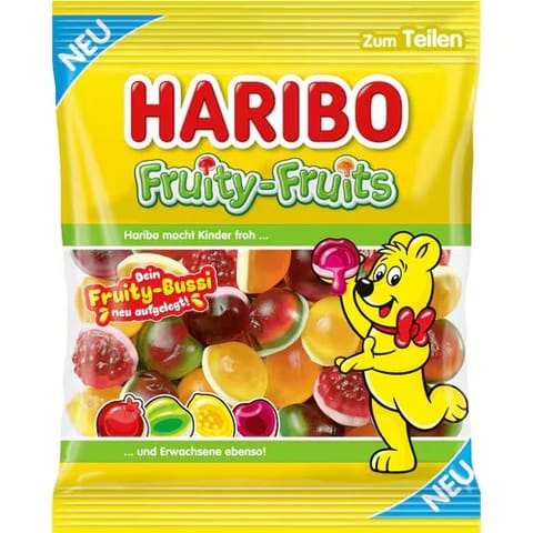 ⁨Haribo Fruity Fruits żelki 160g DE⁩ w sklepie Wasserman.eu