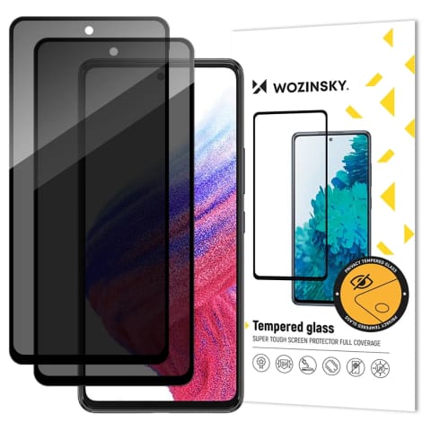 ⁨Szkło hartowane prywatyzujące na Xiaomi Redmi Note 14S Privacy Glass - 2 szt.⁩ w sklepie Wasserman.eu