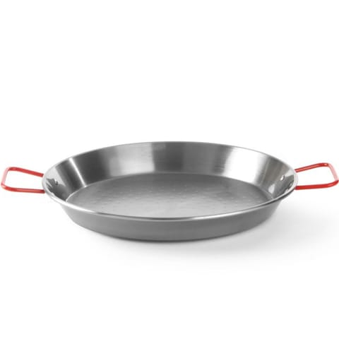 ⁨Patelnia do paelli okrągła stalowa z uchwytami śr. 380x120 mm⁩ w sklepie Wasserman.eu