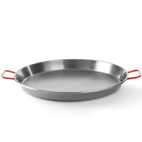 ⁨Patelnia do paelli okrągła stalowa z uchwytami śr. 300x110 mm⁩ w sklepie Wasserman.eu