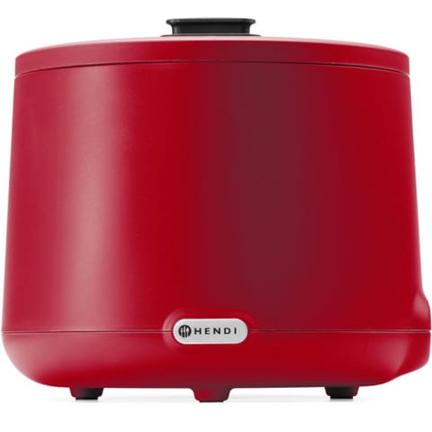 ⁨Kociołek termos elektryczny do zupy UNIQ 35-85 C 8 l 500 W - czerwony⁩ w sklepie Wasserman.eu