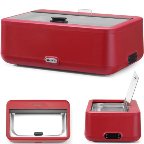 ⁨Podgrzewacz elektryczny do potraw UNIQ 35-85 C 700 W - czerwony⁩ w sklepie Wasserman.eu