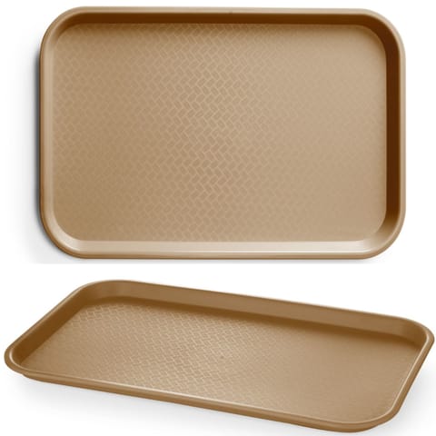 ⁨Taca do serwowania Fast Food GN 1/1 530x325 mm - brązowa⁩ w sklepie Wasserman.eu