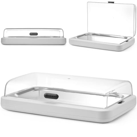 ⁨Witrynka ekspozycyjna z wkładem chłodzącym UNIQ GN 1/1 - biała⁩ w sklepie Wasserman.eu