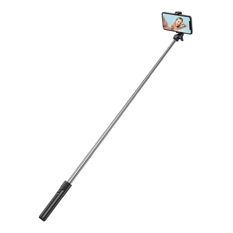 ⁨Selfie stick kij tripod do zdjęć teleskopowy z uchwytem na telefon 1m⁩ w sklepie Wasserman.eu