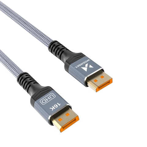 ⁨Kabel przewód DisplayPort z ceryfikatem VESA 80 Gb/s 16K HDR HDCP DSC 2m - czarny⁩ w sklepie Wasserman.eu