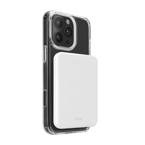 ⁨Powerbank magnetyczny 5000mAh MagSafe USB-C Qi2 PD 20W - biały⁩ w sklepie Wasserman.eu